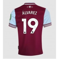 Dres West Ham United Edson Alvarez #19 Domáci 2024-25 Krátky Rukáv